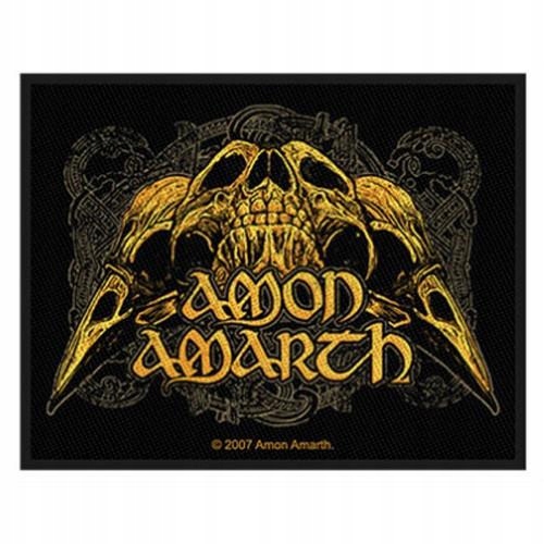 Amon Amarth Raven Skull naszywka Oryginał