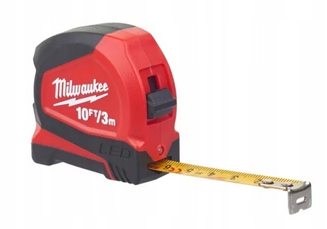 

Milwaukee Miarka Tasma Miernicza 3m Magnes Led