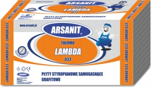 Styropian Arsanit Grafit Fasada 033 gr.12 cm