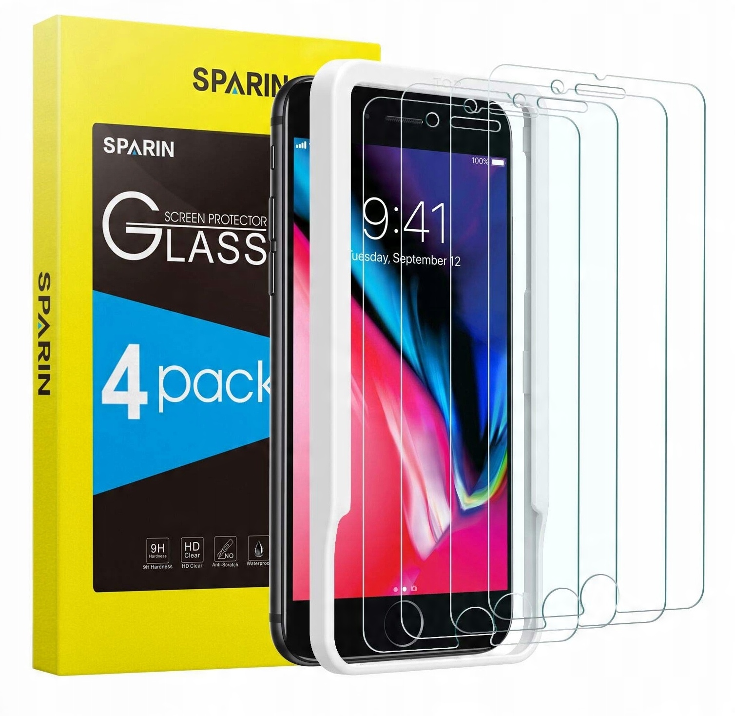 

Szkło 2,5D 1HARTOWANE 9H Do Iphone 6 Sparin 4SZT
