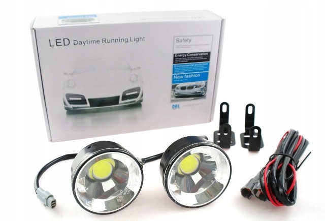 

Okrągłe Światła Led do Jazdy Dziennej Dzienne Cob