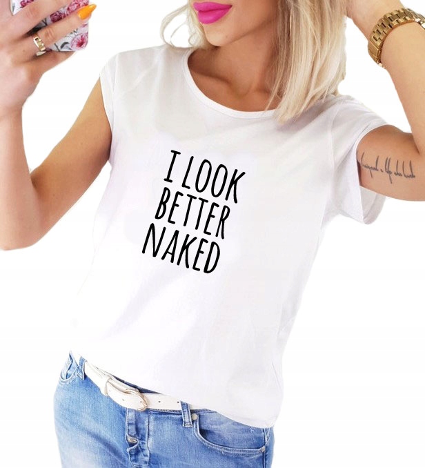 

Koszulka damska dla mamy - Better Naked Bk