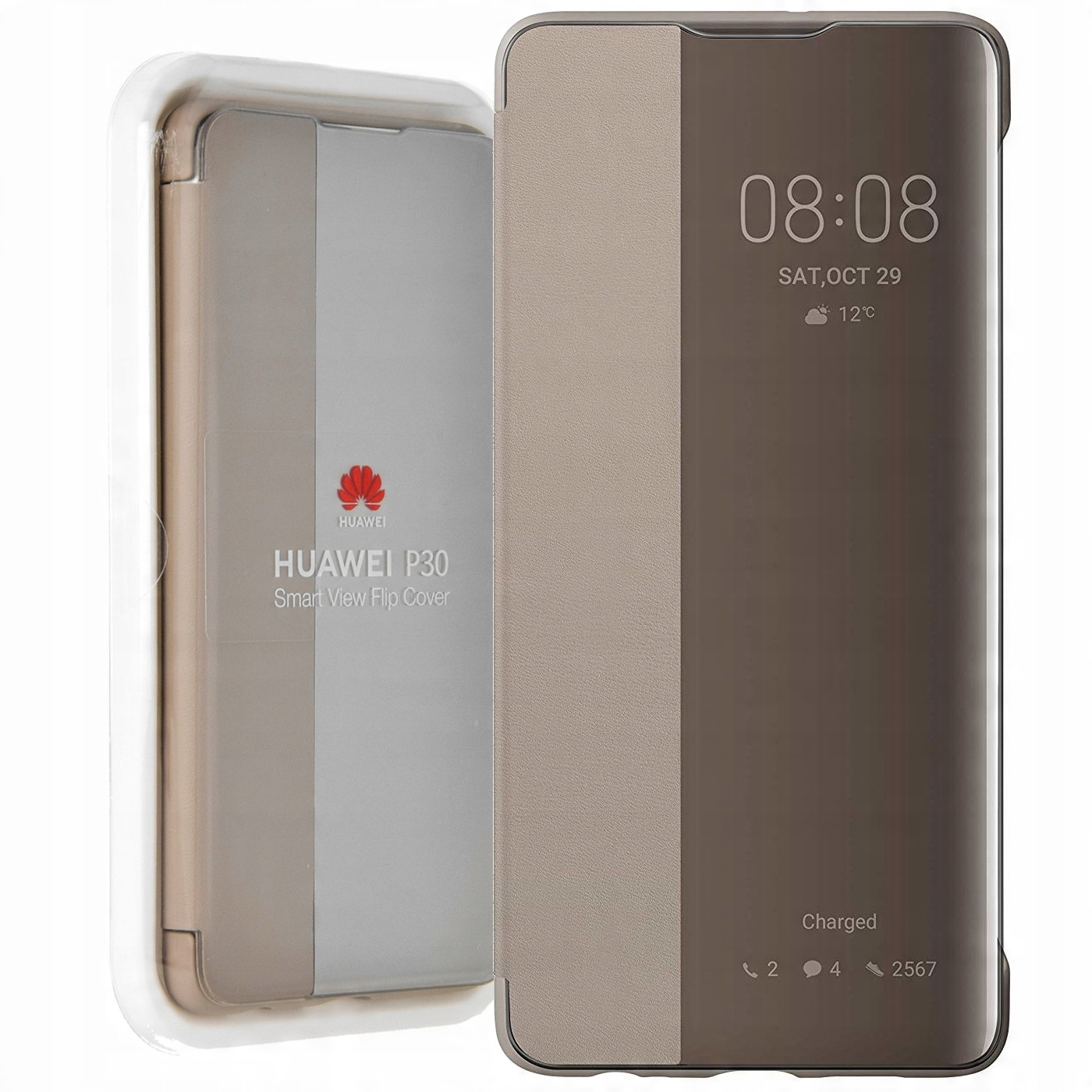 

Oryginalne etui z klapką do Huawei P30, Smart View