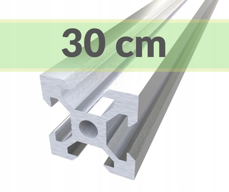 

aluminiowy profil konstrukcyjny 20x20 T6 30 cm