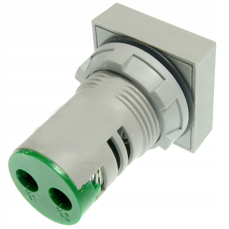 MIERNIK PRĄDU AMPEROMIERZ LED ZIELONY 100A KONTROLKA 22mm EAN (GTIN) 6094056224279