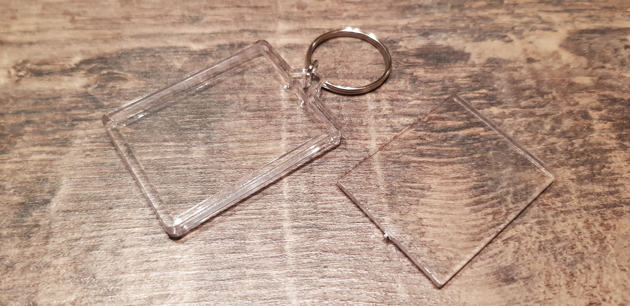 Brylok brelok do kluczy na zdjęcie akrylowy ramka Marka inna