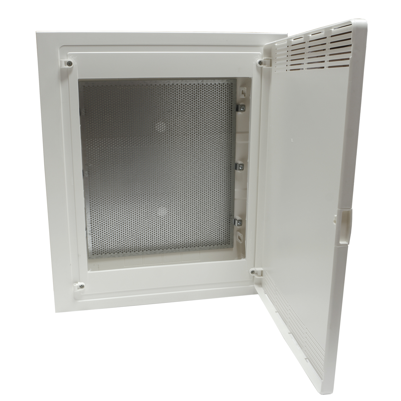 Multimediální podomítkový rozvaděč Hager s deskou