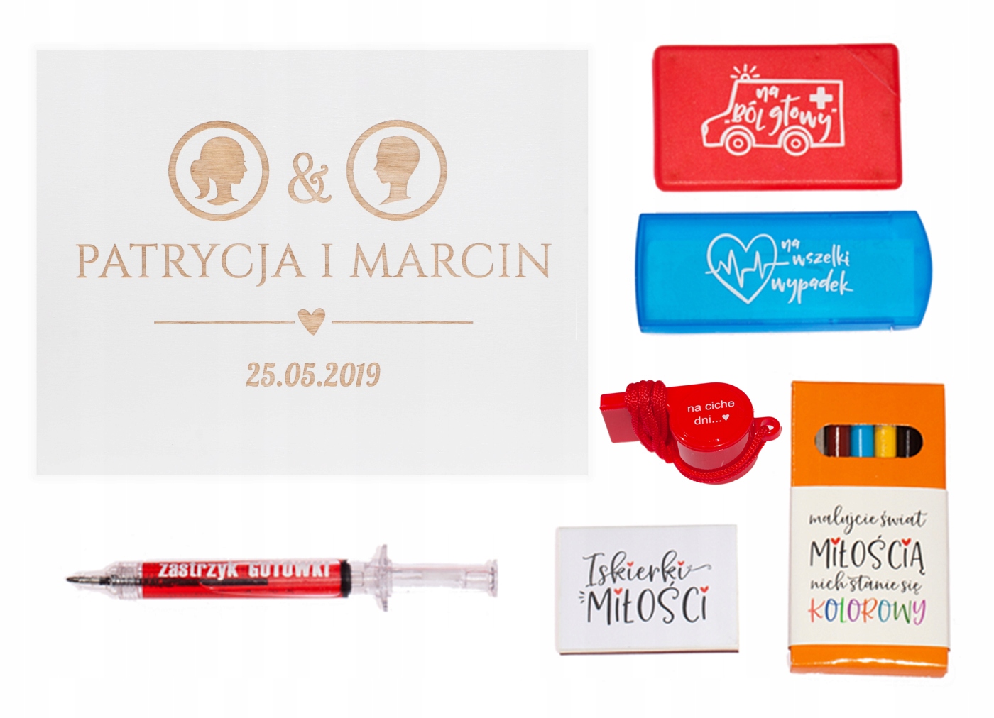

Niezbędnik Małżeński prezent ślub G21 Wypełnienie