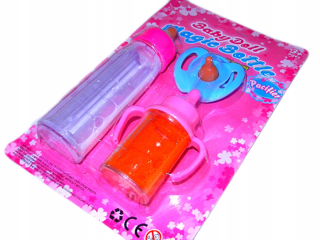 

Buteka magiczna do karmienia lalek + smoczek bobas