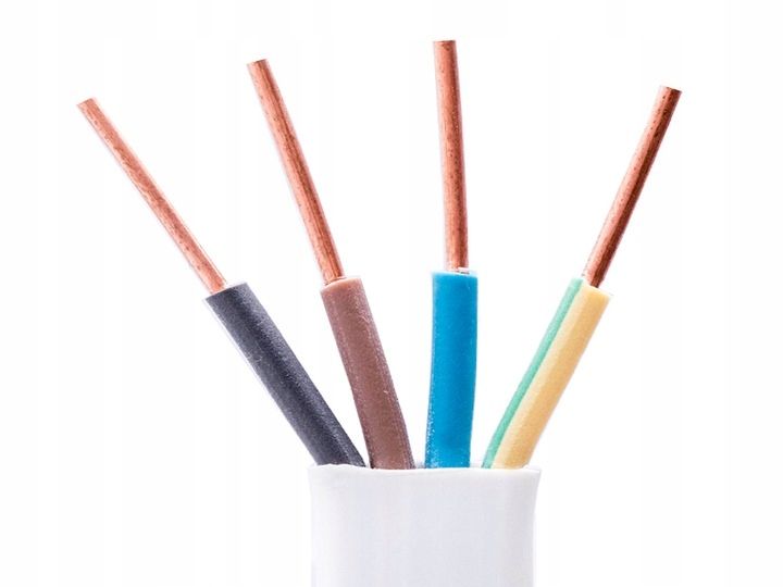 

Kabel przewód YDYp 4x1 450/750V płaski 5m G-106473