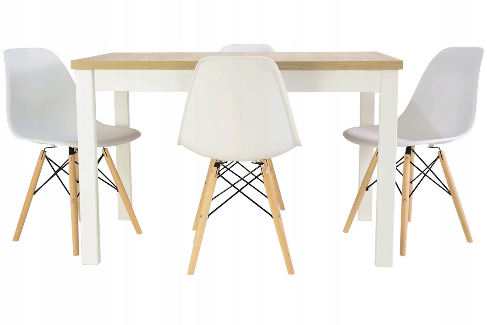 Mały zestaw kuchenny STÓŁ 70/160 z 4 krzesłami