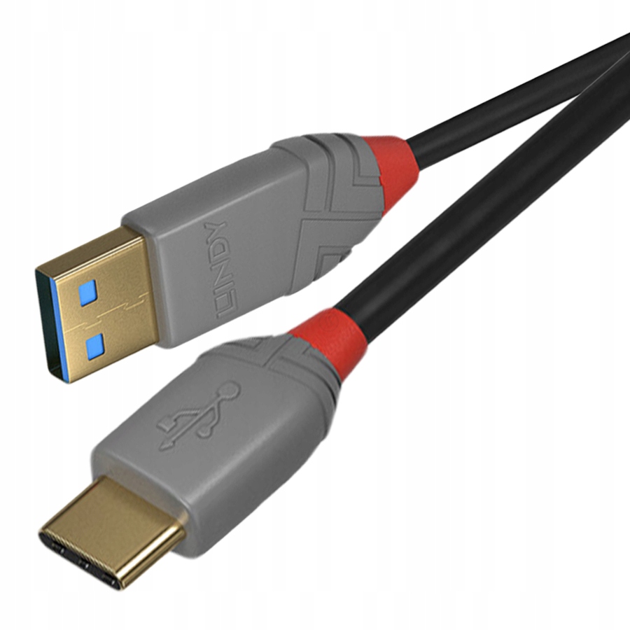 Kabel USB 2.0 Lindy 36887 2 m szary