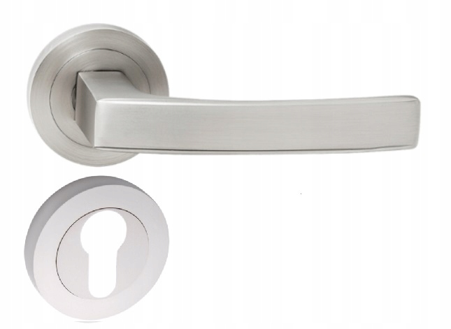 klika Trio nikl mat s rozetami pod vložku Wb