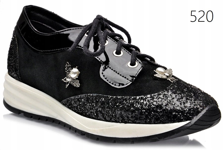 Černé kožené tenisky dámské polobotky J.w 39