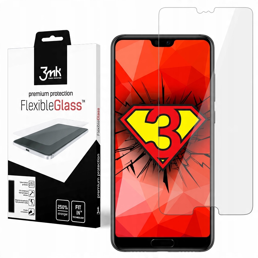 

Do Huawei P20 Pro - Szkło 7H 3mk FlexibleGlass