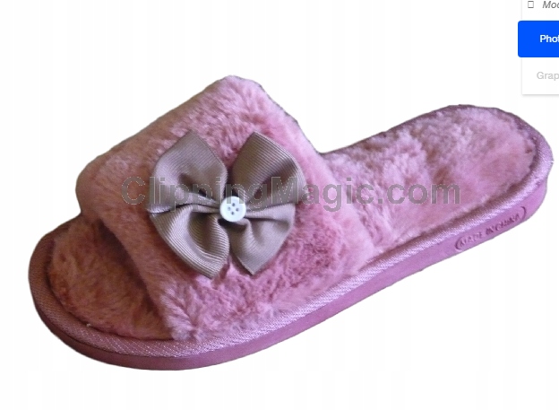 

Puchate Miękkie Kapcie Damskie Roz 36/37 23,5 cm