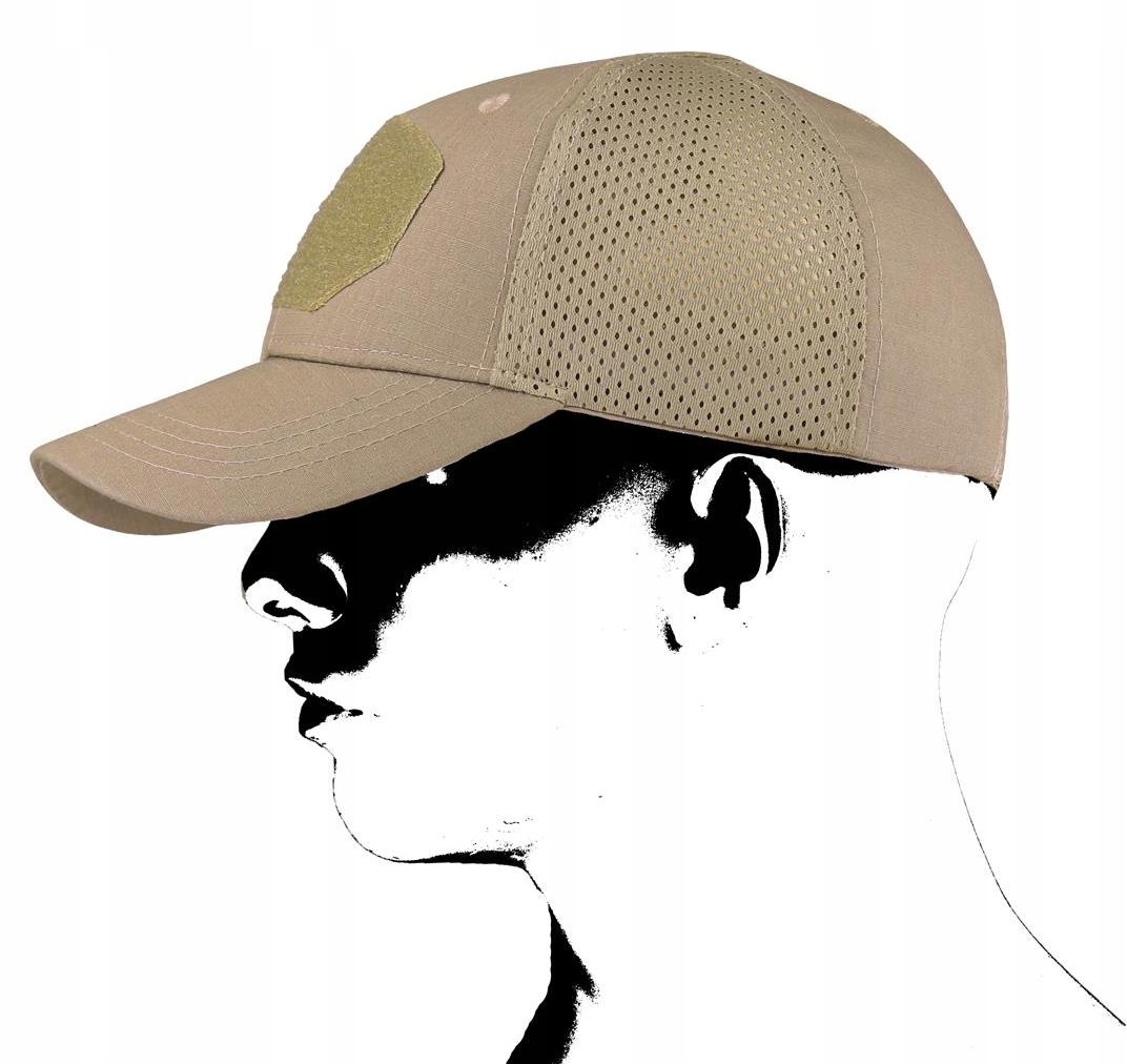 

Camo Czapka Wojskowa Baseball Mesh Piaskowa