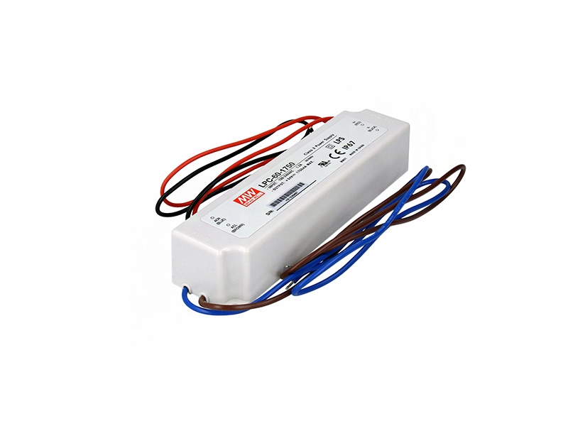

Zasilacz Led prądowy Mean Well Lpc 1400mA 60W IP67