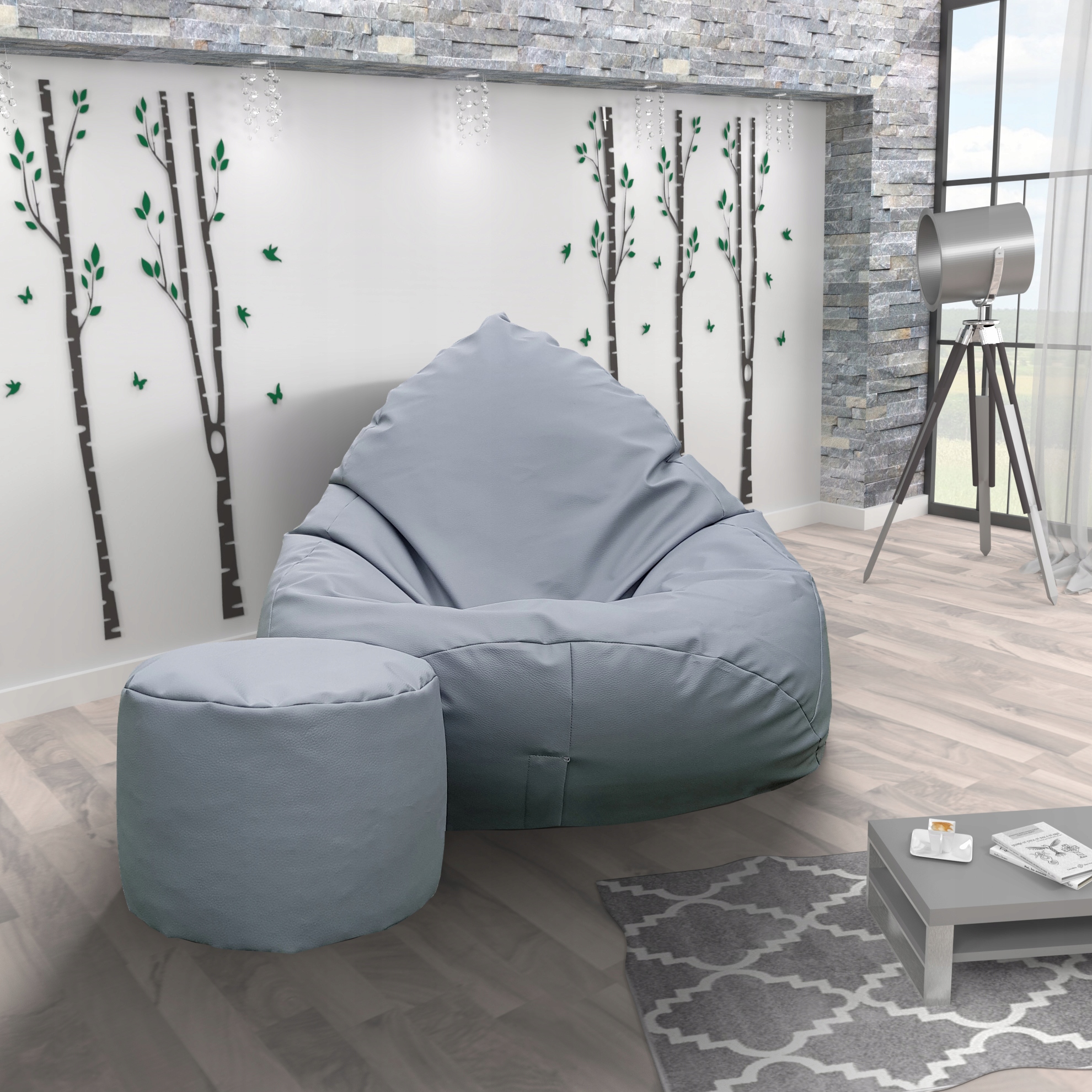 PUFA SAKO XXXL + GRATIS pufy FOTEL WOREK XL KOLORY Kolekcja młodzież/ dorośli