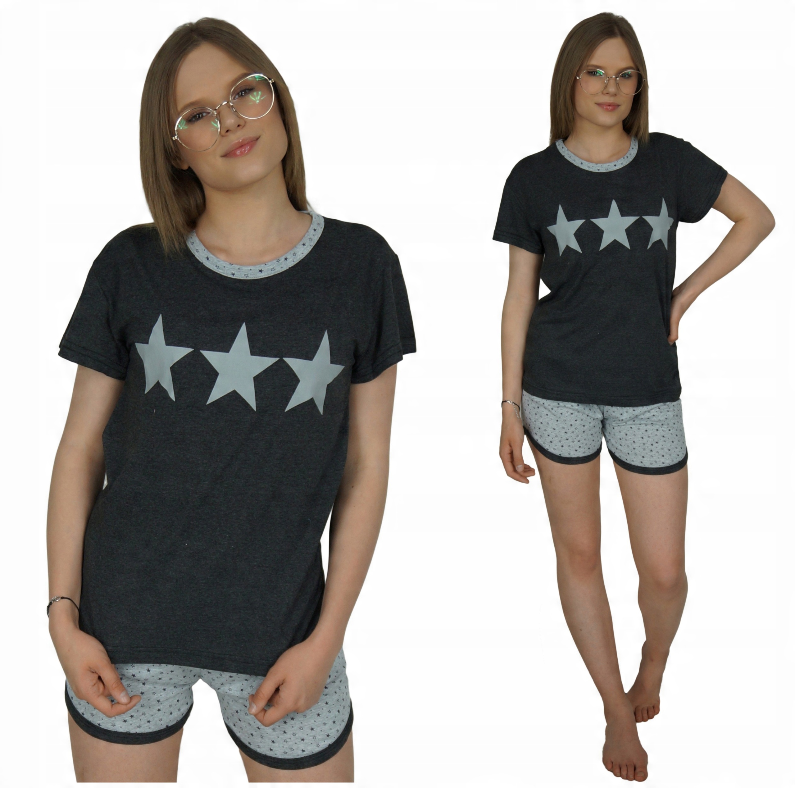 

Piżama Damska S (36) Szorty T-shirt na urlop Star
