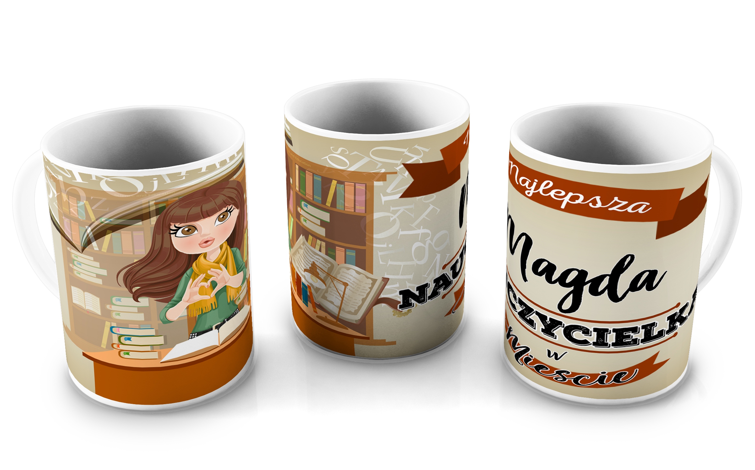 

Kubek Najlepsza Nauczycielka w mieście Imię