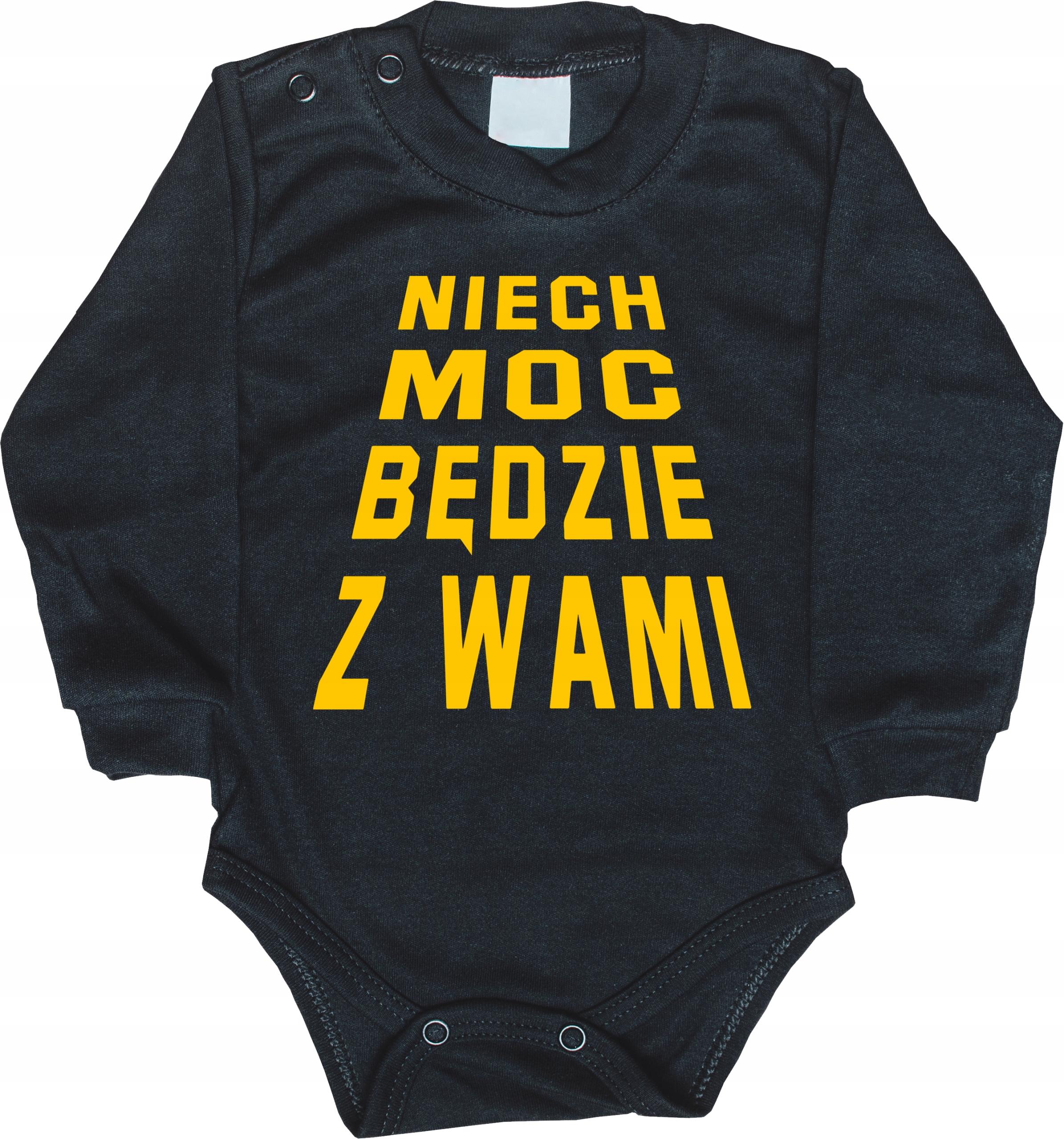 

Body Niech moc będzie z wami czarne rozmiar 86