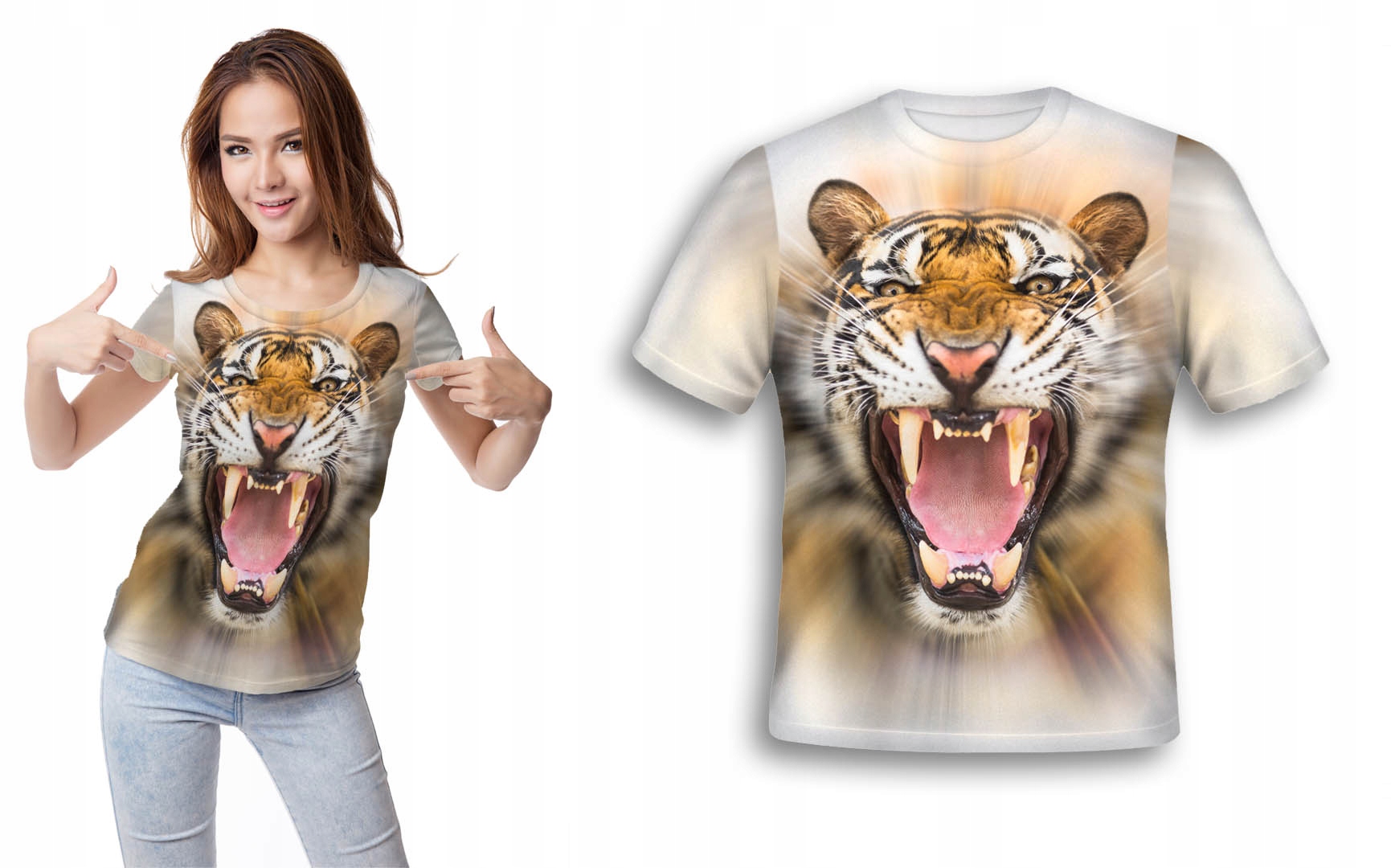

Koszulka 3D T-shirt Piekny Tygrys XL Gadzeciarska