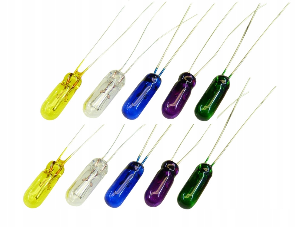 

żarówka miniaturowa 10x4 mm T3 T4 T5 Rs R4 R5 x10