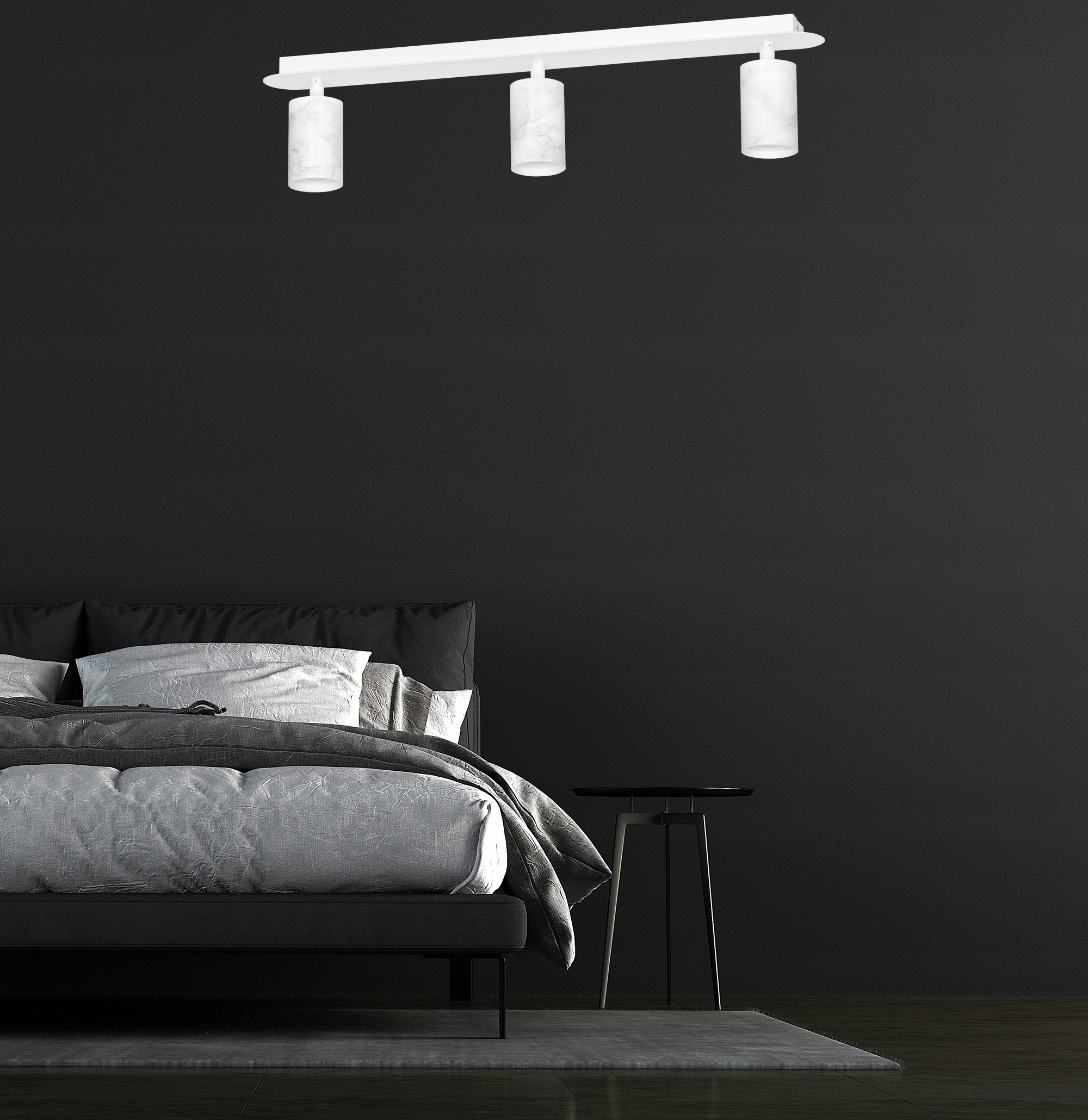 LAMPA SUFITOWA SPOT PLAFON REGULOWANA TENT LED Kolor biały czarny