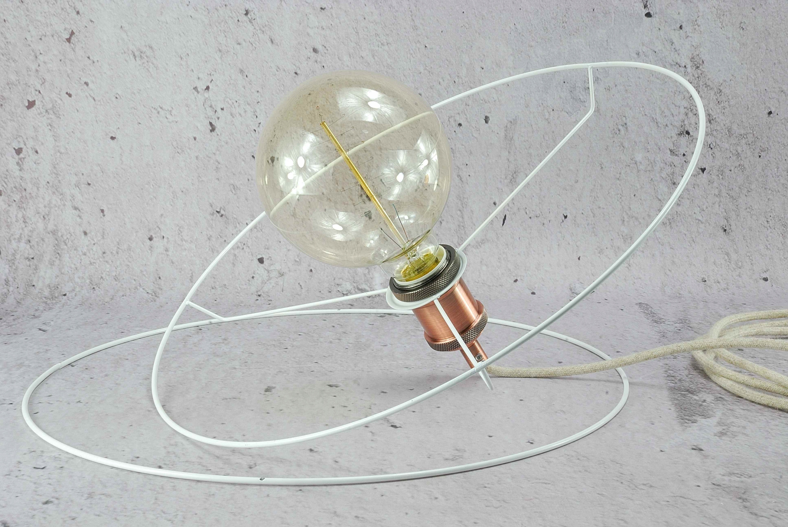 biały stelaż do abażuru do lamp abażur handmade Kod producenta ap-059