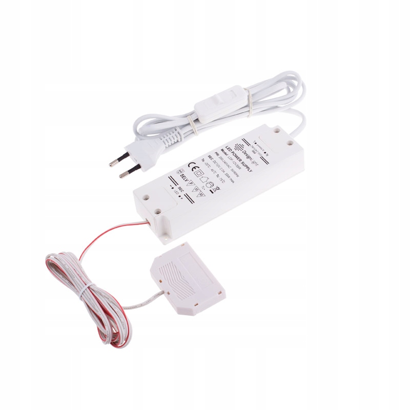 UKŁAD ZASILAJĄCY DO LED 12V DC 33W z rozdzielaczem i wyłącznikiem PC1