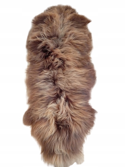 Koberec Ovčia koža Dvojka Island Prírodný bronz