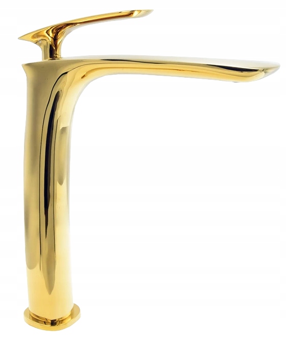 

Tony Złota Bateria Umywalkowa Wysoka Nablatowa