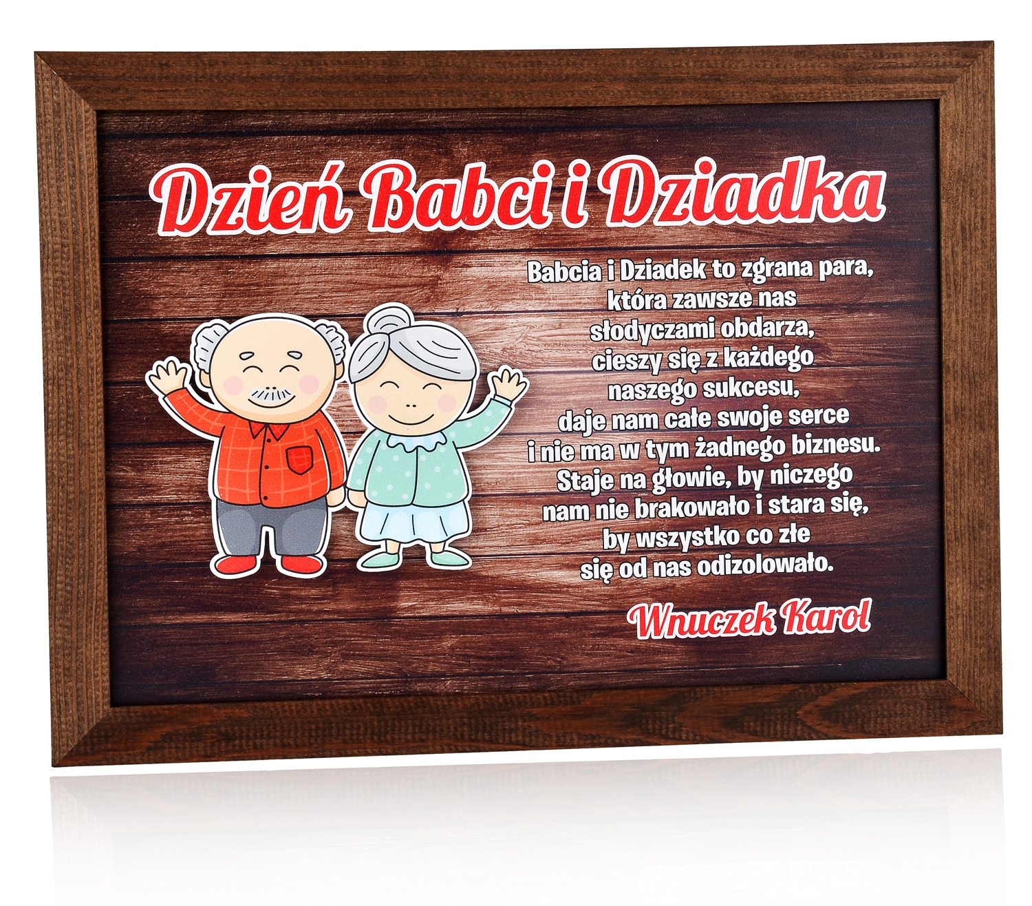 

Dzień Babci i Dziadka życzenia ramka