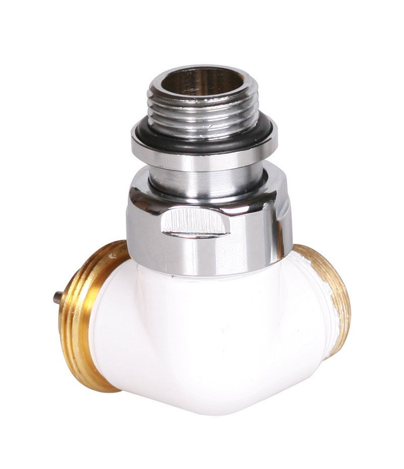 Termostatický ventil 3-osový 1/2" pravý Biely Poletti