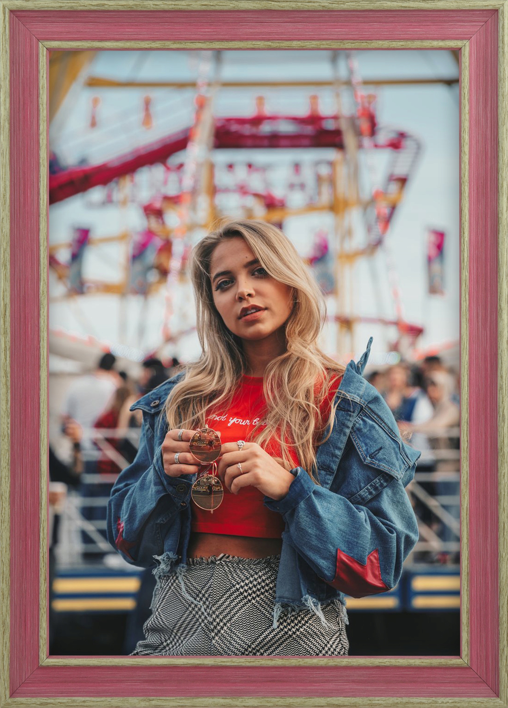 

Rama Na Zdjęcia Różowy 15x21 CM – Foto Ramka