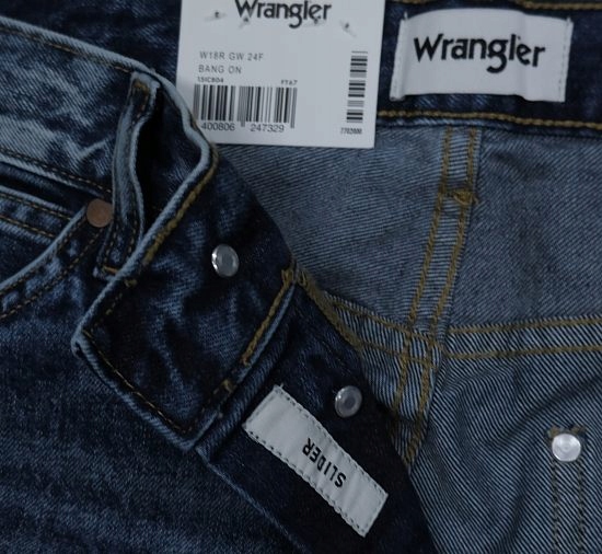WRANGLER SLIDER jeansy BANG ON regular W30 L30 Kolor niebieski