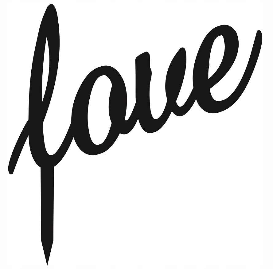 

Topper toper figurka na tort weselny Love 20cm LO4