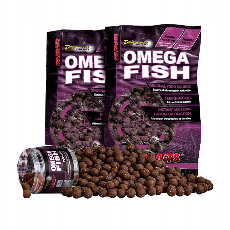 Krmivo pre ryby - Starbaits Lopty Omega Fish 10mm 1kg NEW 2020