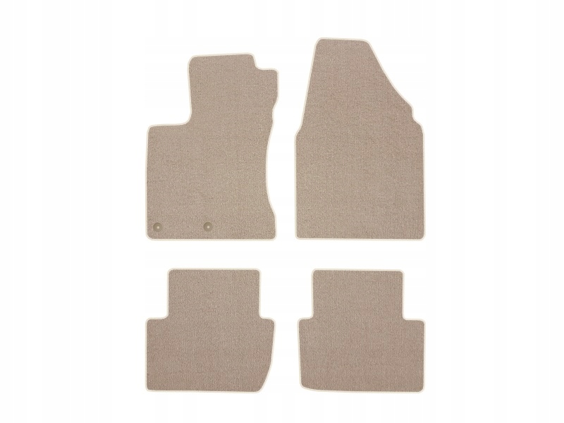 Nissan Qashqai I 07-13 velurové koberce Comf béžové