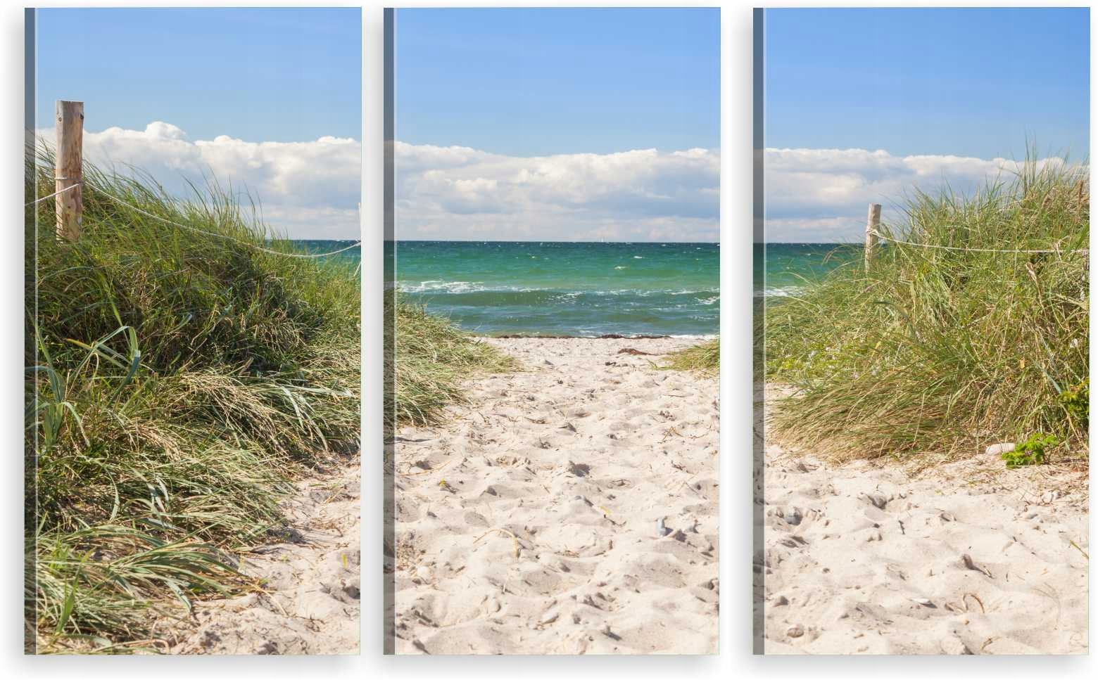 

Tryptyk Obraz Na Ścianę Plaża Piasek Morze 980 Wz