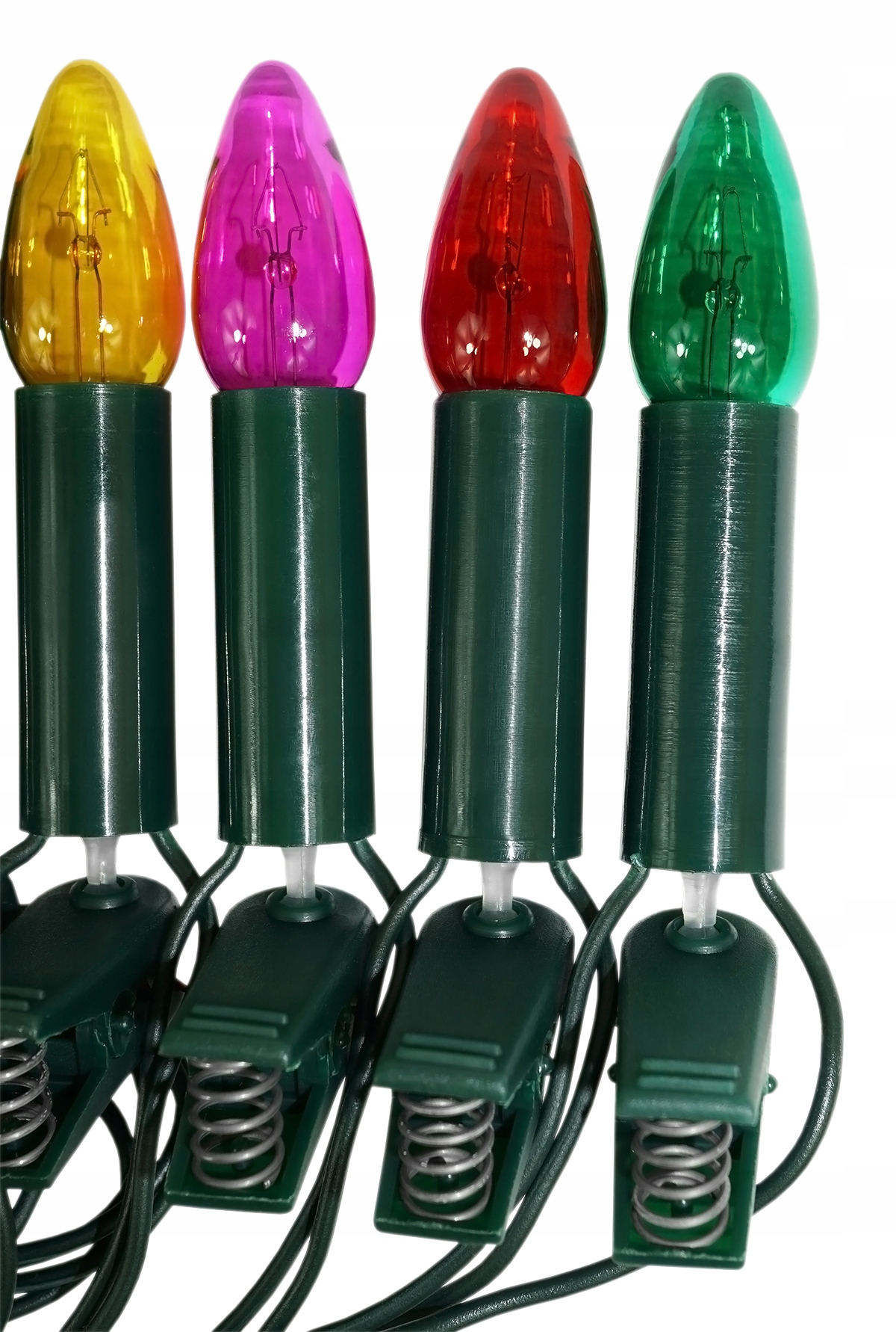 POLSKIE LAMPKI ŚWIATEŁKA ŚWIECZKI 5W + klamerki PRL! Marka Rum-Lux