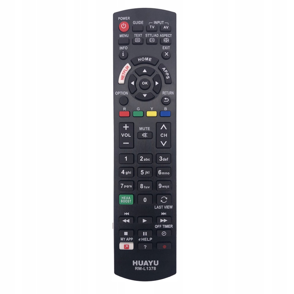 PANASONIC RM-L1378 NETFLIX REMOTE