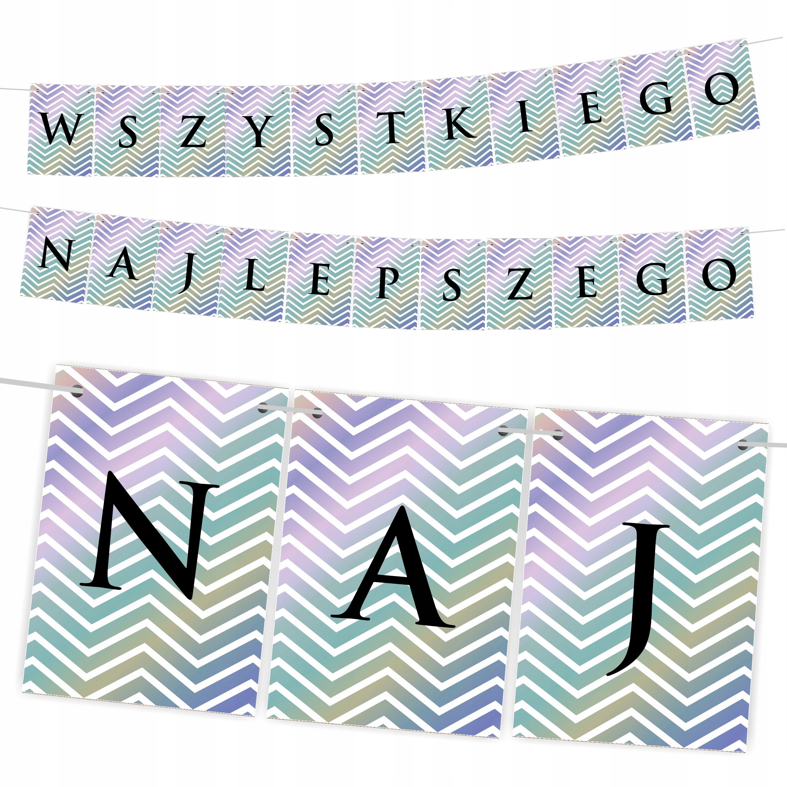 

Girlanda Baner Urodzinowy Wszystkiego Najlepszego