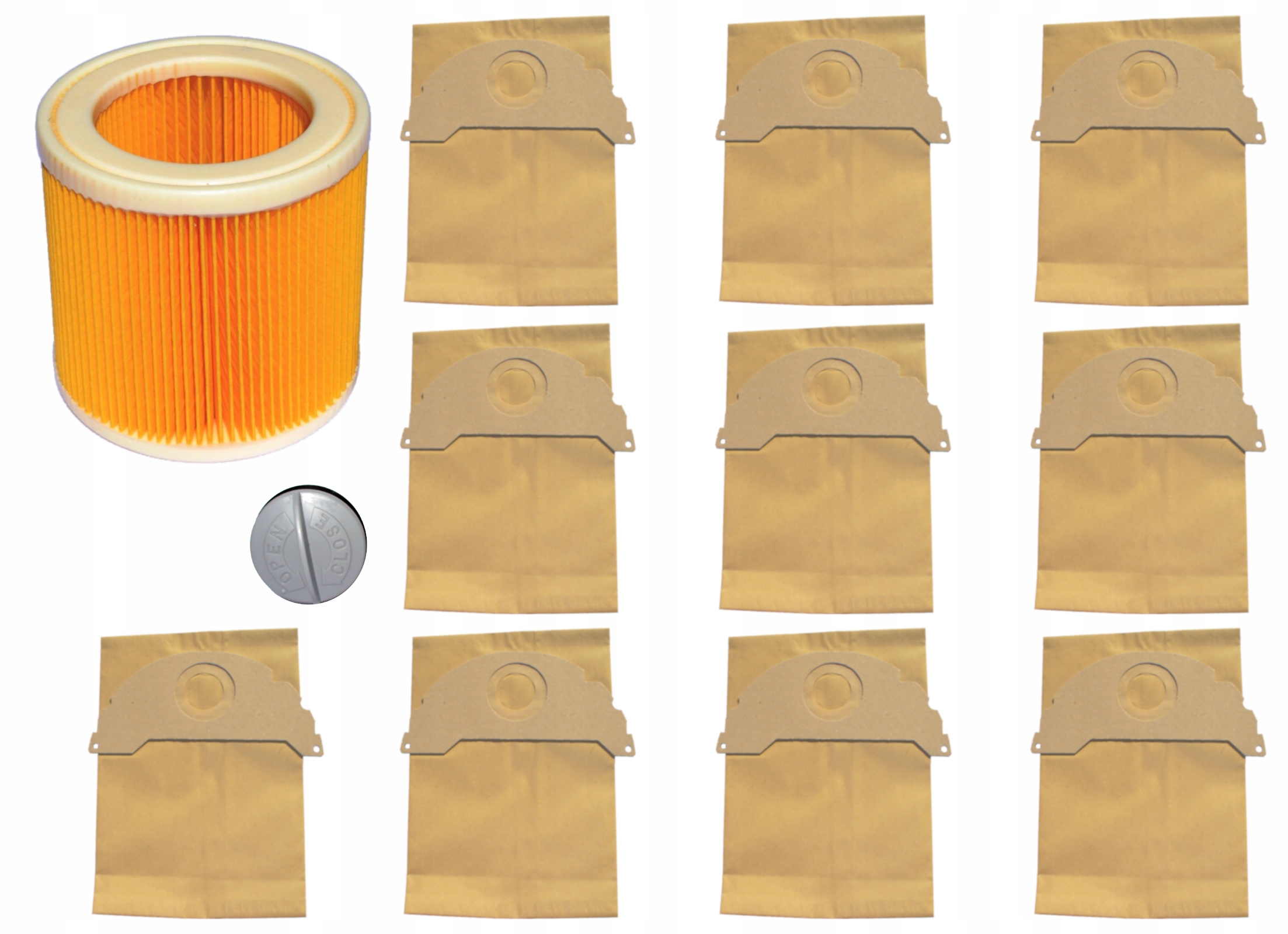 

10x Worki filtr do Karcher WD2 MV2 WD2.200 2.250