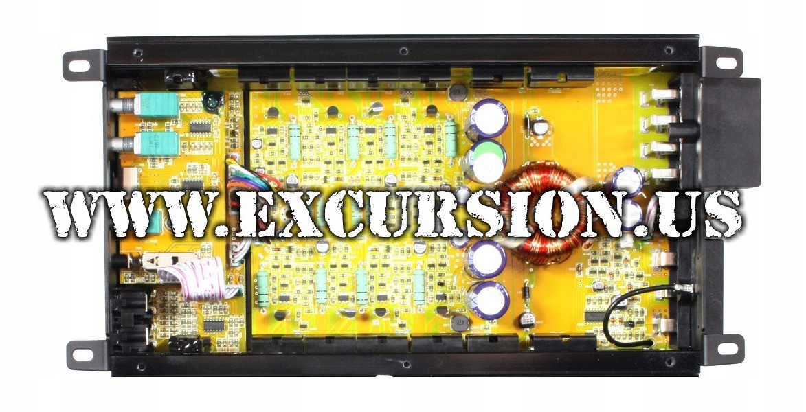 Wzmacniacz Excursion 4 kanały Mostek 360W Marka Excursion