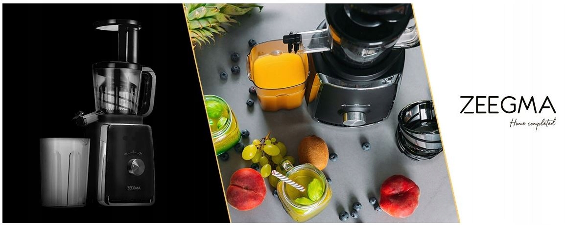 WYCISKARKA WOLNOOBROTOWA do SOKÓW ZEEGMA SAP BIDON Prędkość ślimaka 40 obr./min