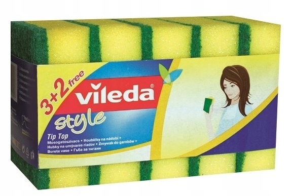 

Vileda Zmywak Kuchenny Gąbka 5 Sztuk