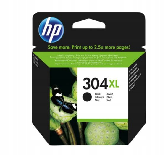 Černý inkoust Hp 304XL N9K08AE Originální 2620 3720