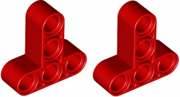 

4You Lego Technic 60484 Lift T 3X3 Czerwony (2szt)
